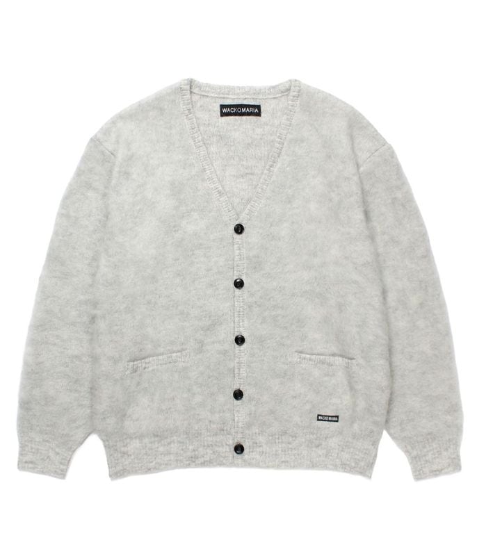 HEAVY MOHAIR KNIT CARDIGAN【WHITE】