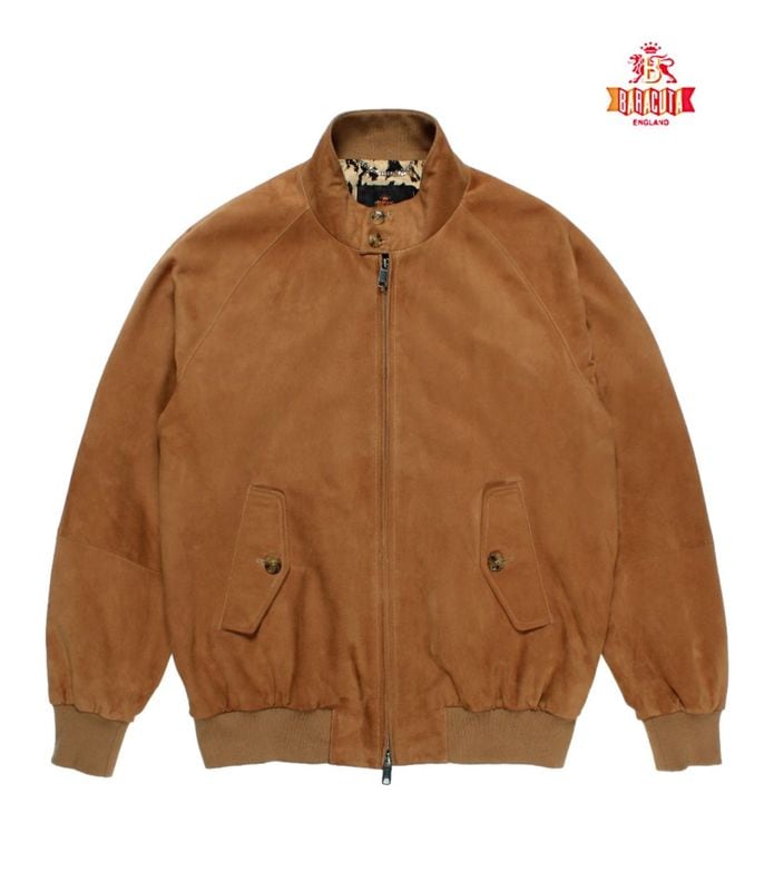 BARACUTA / SUEDE G9 HARRINGTON JACKET【BEIGE】