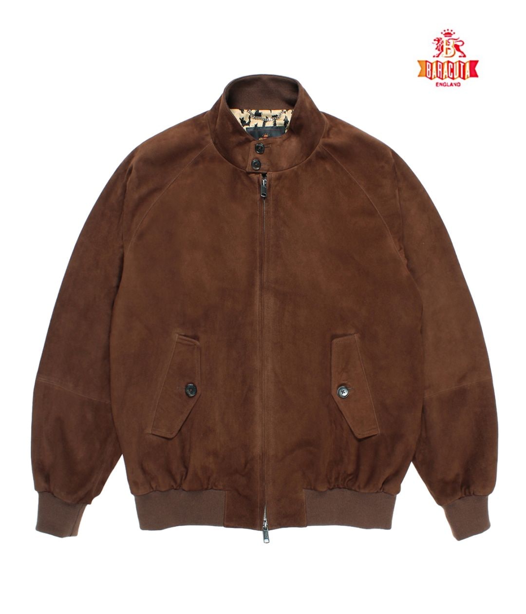 BARACUTA / SUEDE G9 HARRINGTON JACKET【BROWN】
