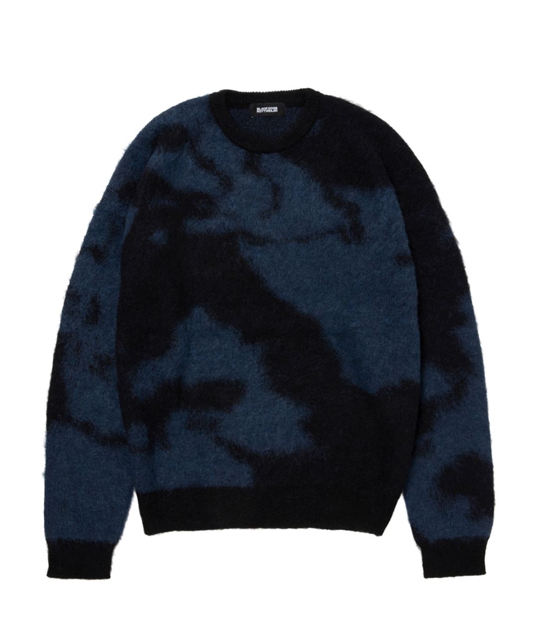 R9 PAINTED KNIT【BLUE】｜ROTTWEILER｜MELTING POT（正規取扱店・通販）