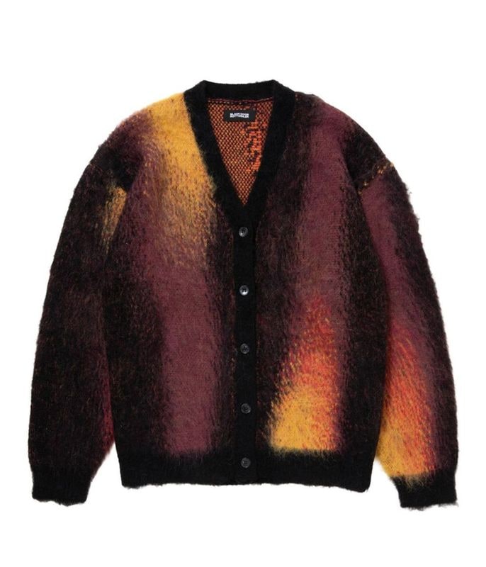 R9 PAINTED CARDIGAN【BLACK】
