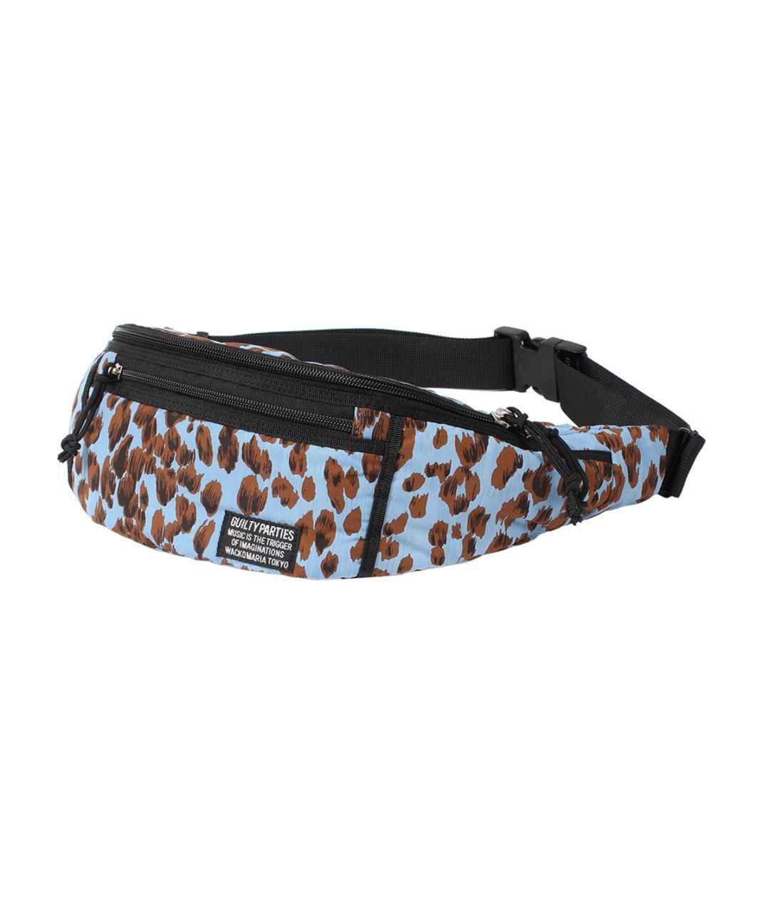 SPEAK EASY / LEOPARD WAIST BAG【BLUE】