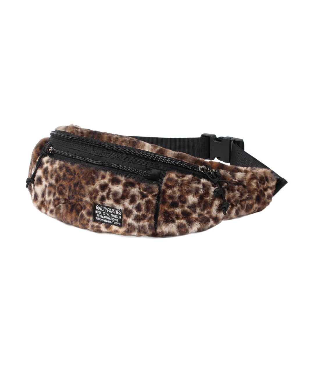 SPEAK EASY / LEOPARD FAUX FUR WAIST BAG【BEIGE】