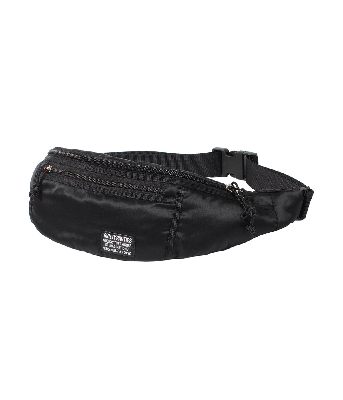 SPEAK EASY / NYLON WAIST BAG【BLACK】