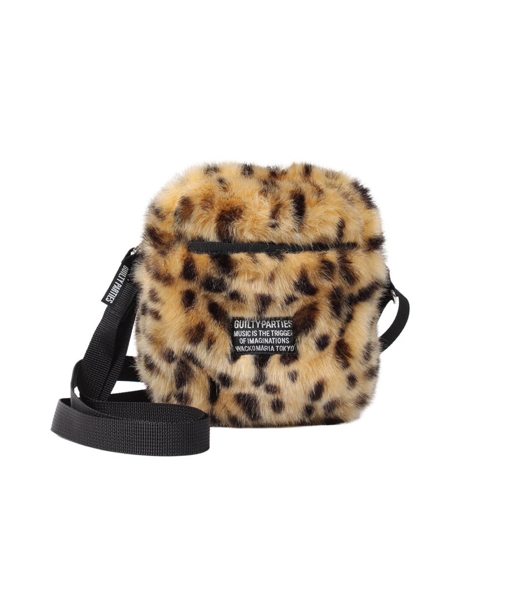 SPEAK EASY / LEOPARD FAUX FUR SHOULDER MINI BAG【BEIGE】