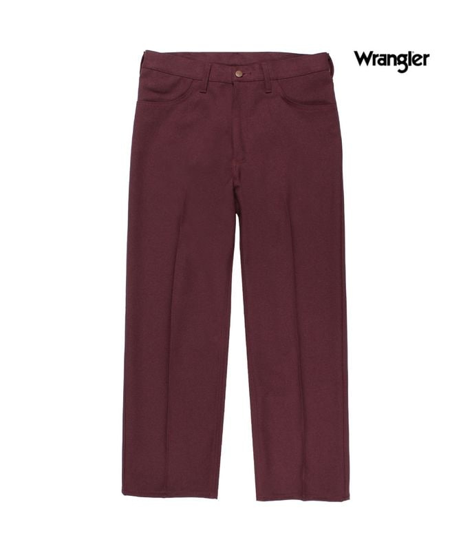 WRANGLER / WRANCHER DRESS JEANS【BURGUNDY】