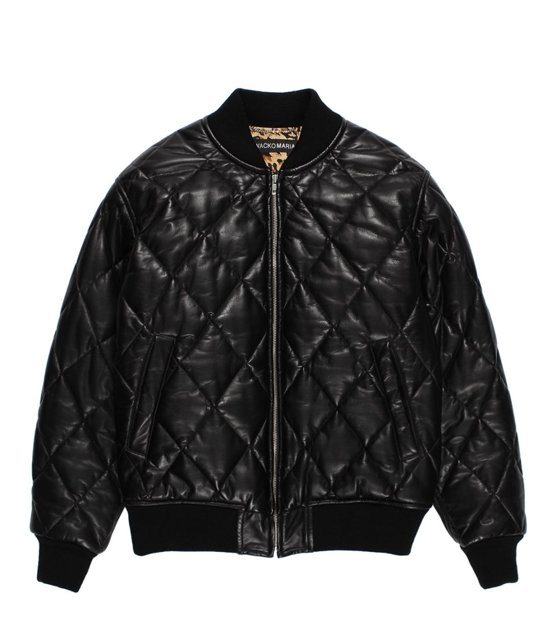 LEATHER QUILTED JACKET (TYPE-2)【BLACK】