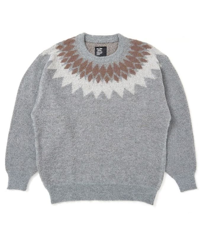 NATIVE ARROW C/N SWEATER【IVORY】