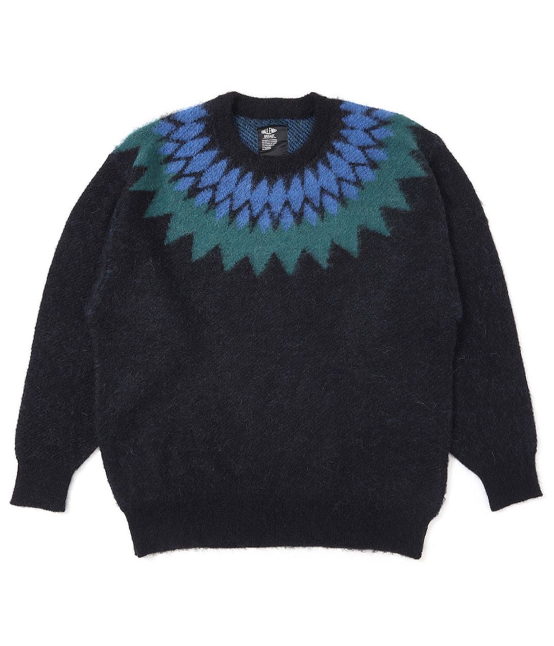 NATIVE ARROW C/N SWEATER【BLACK】｜CHALLENGER｜MELTING POT（正規