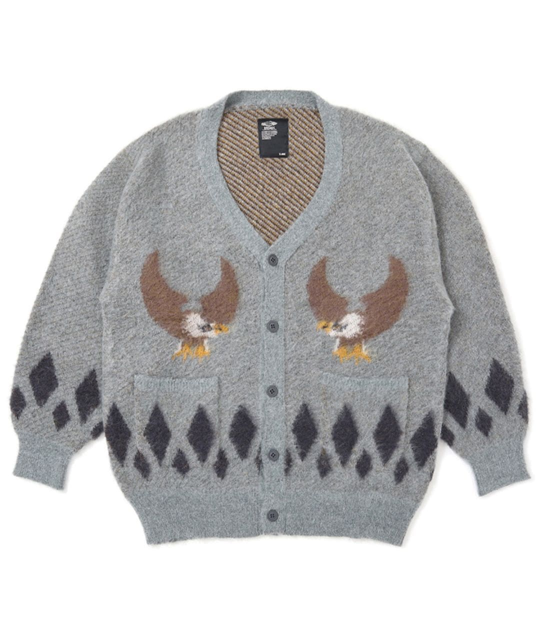早い者勝ちCHALLENGER NATIVE EAGLE CARDIGAN NATIVE EAGLE CARDIGAN【IVORY】｜CHALLENGER｜MELTING POT（正規取扱