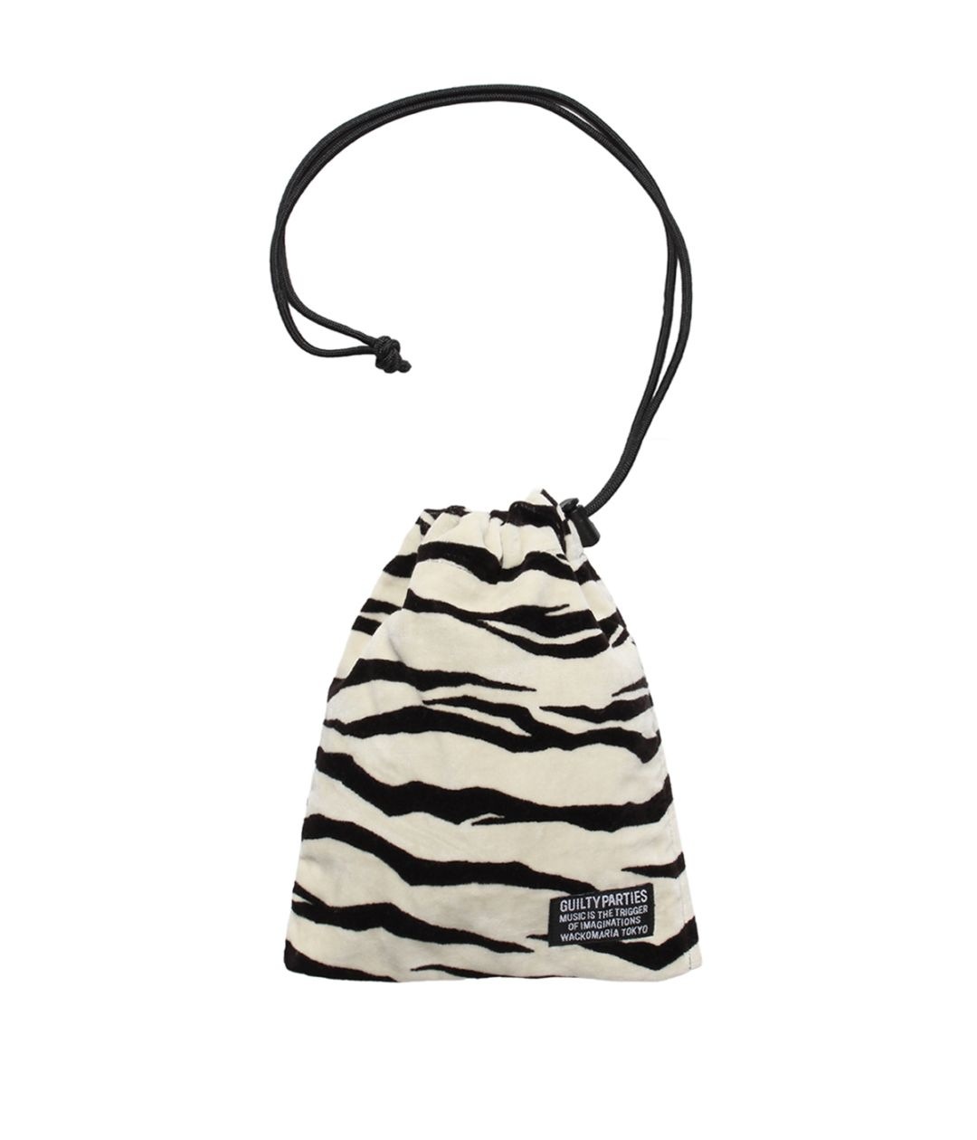 140◇WACKO MARIA DRAW STRING BAG WHITE