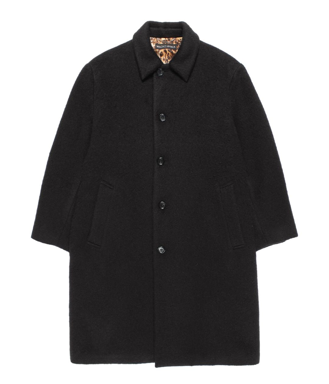 WOOL MOHAIR BAL COLLAR COAT (TYPE-2)【BLACK】｜WACKO MARIA