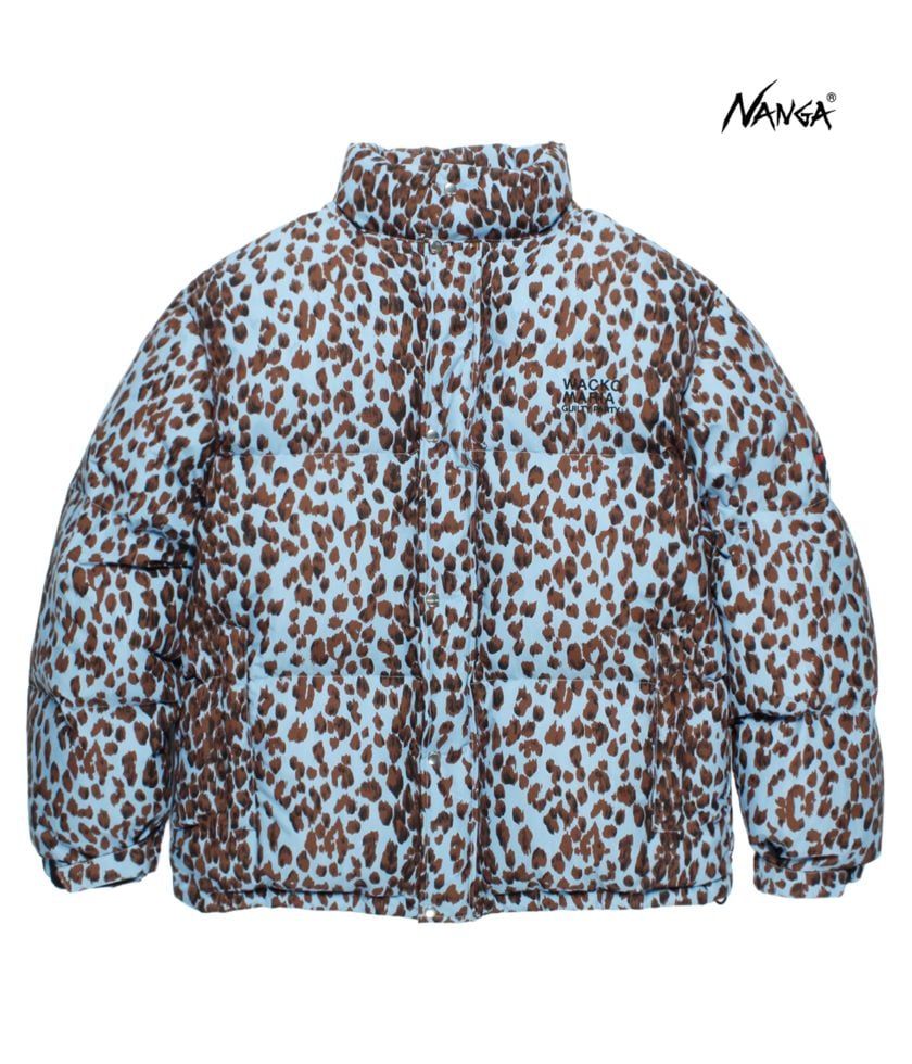 NANGA / LEOPARD DOWN JACKET【BLUE】｜WACKO MARIA｜MELTING POT