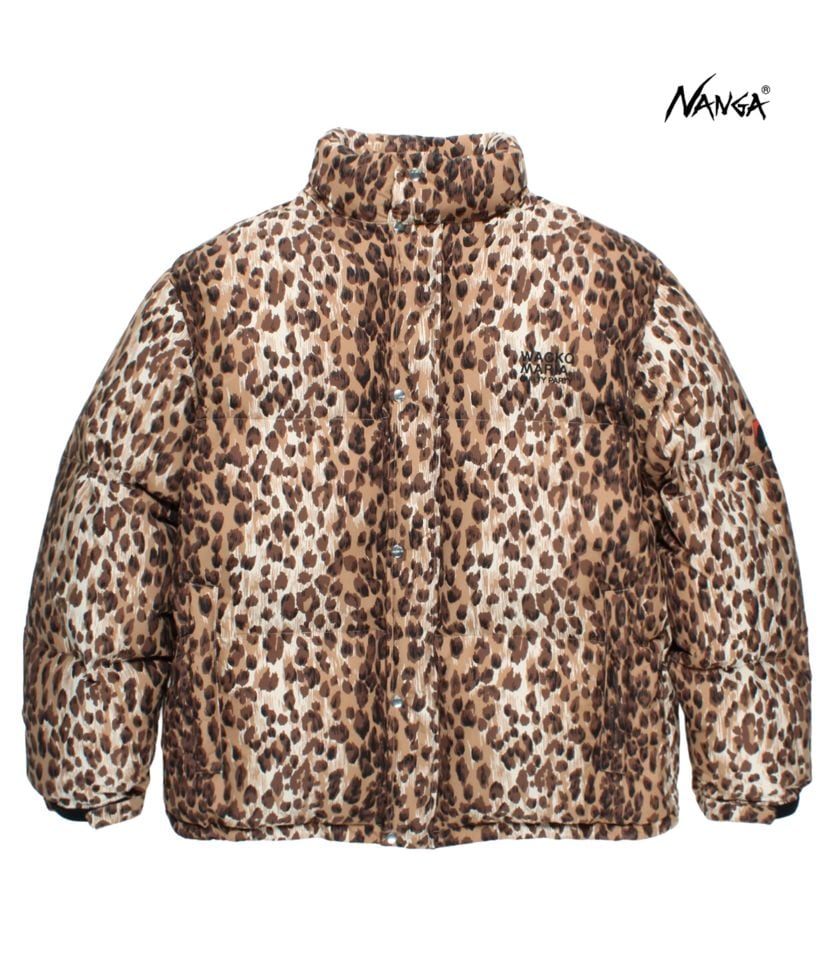 NANGA / LEOPARD DOWN JACKET【BEIGE】｜WACKO MARIA｜MELTING POT