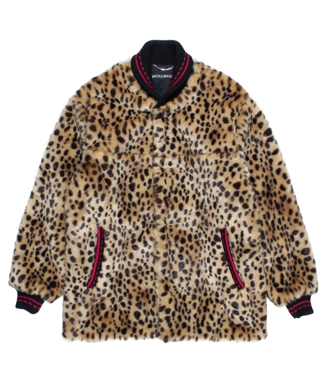 LEOPARD FAUX FUR CAR CLUB JACKET【BEIGE】｜WACKO MARIA｜MELTING