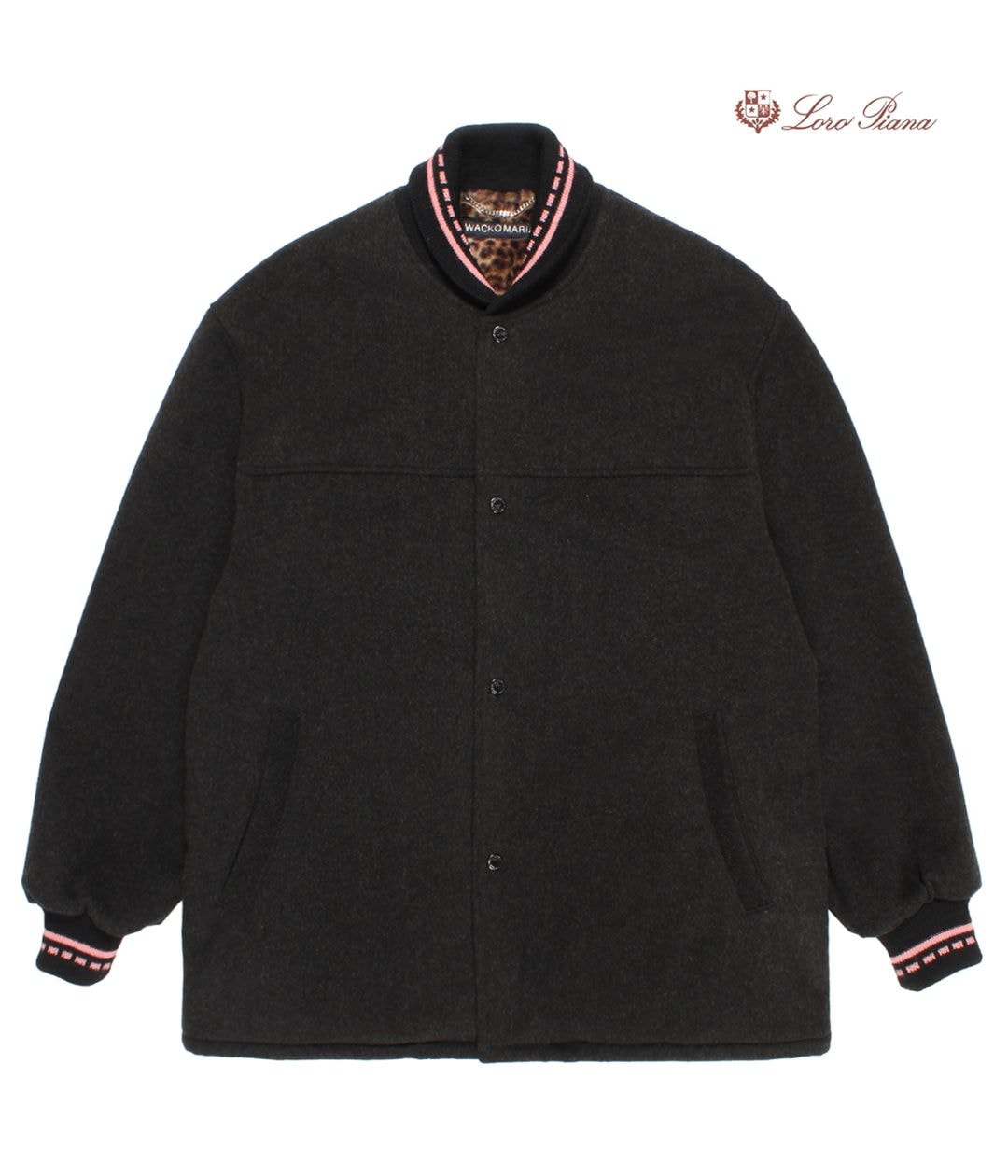 LORO PIANA / WOOL CAR CLUB JACKET (TYPE-2)【BLACK】｜WACKO MARIA