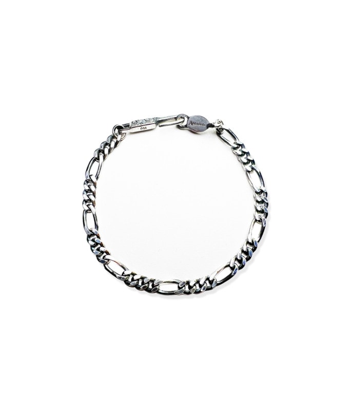 Figaro Chain Bracelet【SILVER950】