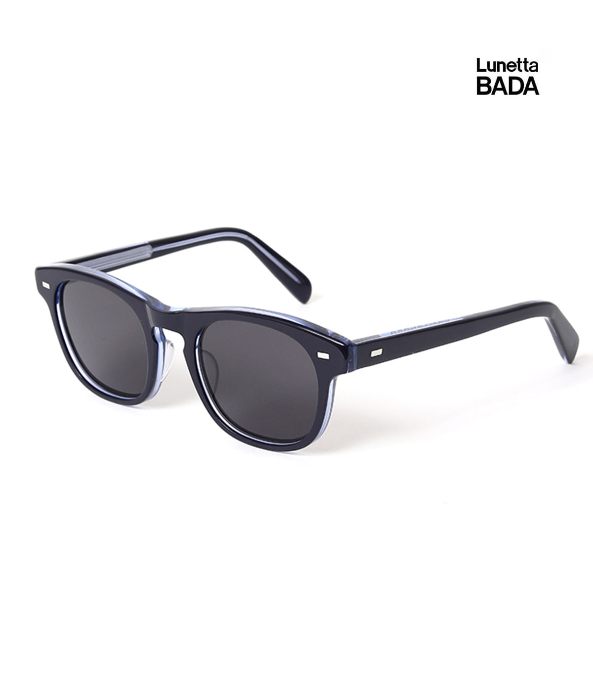 Lunetta BADA / SUNGLASSES MODIFIED NO.7【NAVY-CHARCOAL LENS