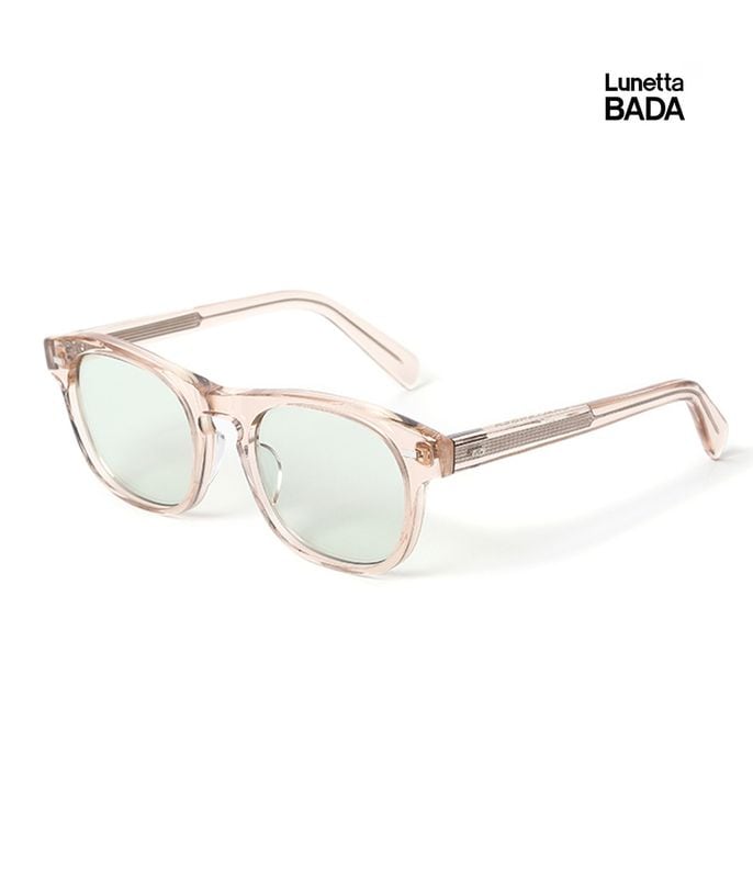 Lunetta BADA / SUNGLASSES MODIFIED NO.7【LT PINK-LT GREEN LENS】