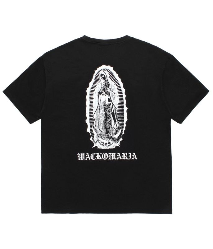 WASHED HEAVY WEIGHT T-SHIRT (TYPE-1)【BLACK-WHITE】