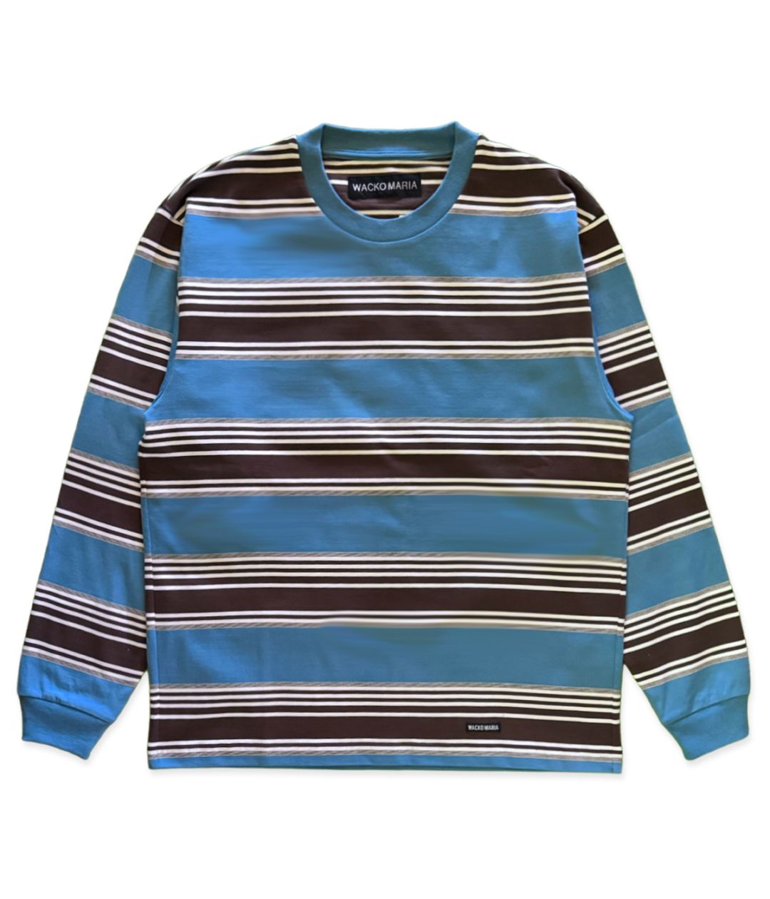STRIPED LONG SLEEVE T-SHIRT (TYPE-3)【BLUE】