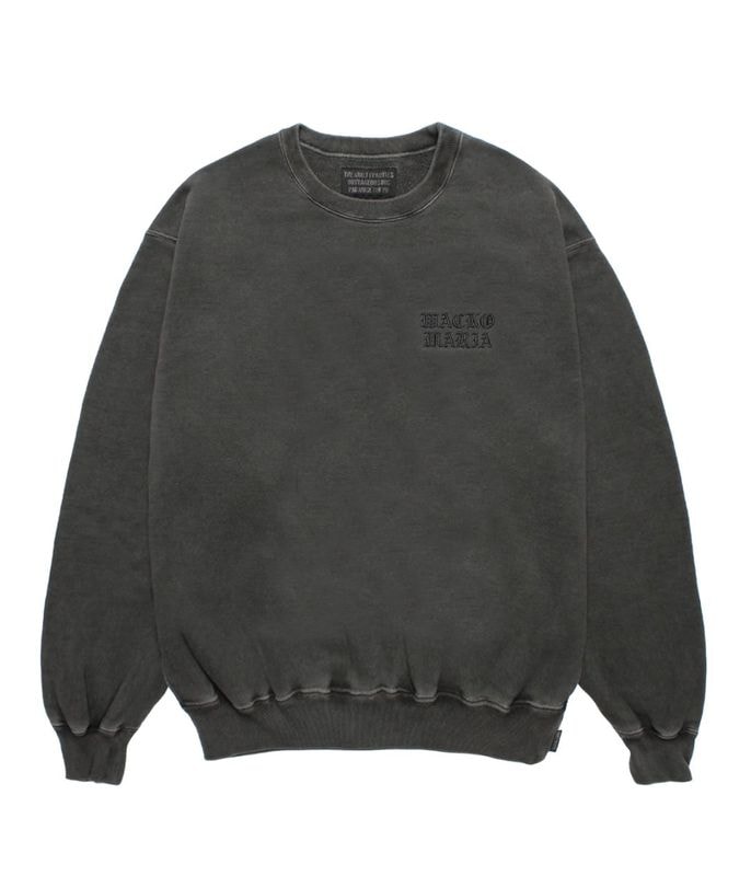 WASHED HEAVY WEIGHT SWEAT SHIRT【GRAY】