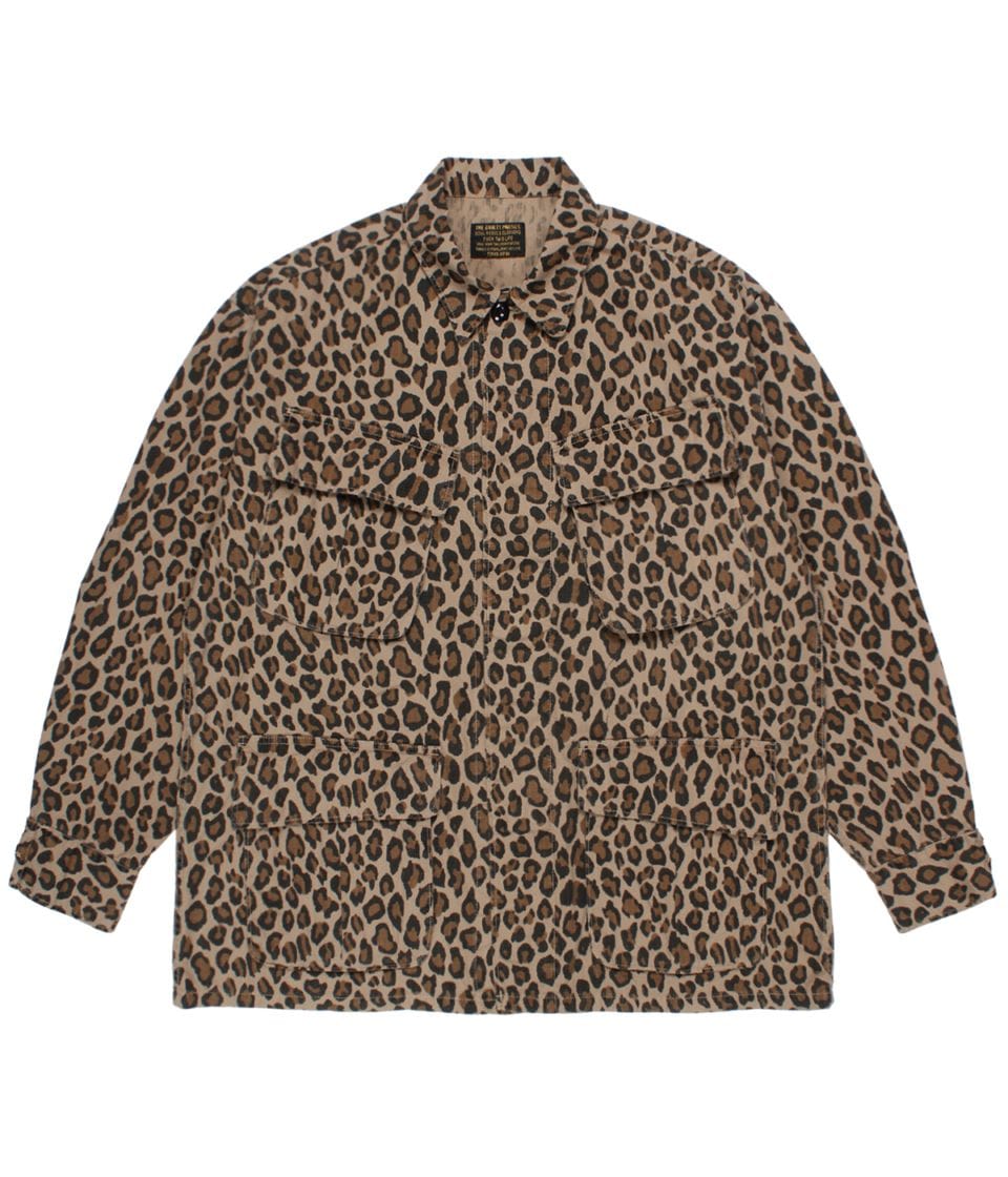LEOPARD FATIGUE JACKET (TYPE-1)【BEIGE】｜WACKO MARIA｜MELTING POT