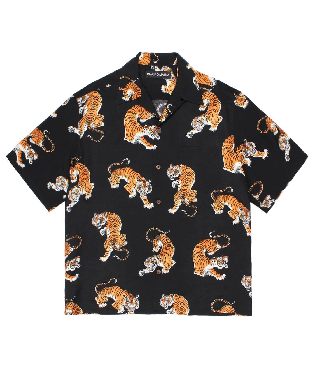 TIM LEHI / HAWAIIAN SHIRT (TYPE-3)【BLACK】