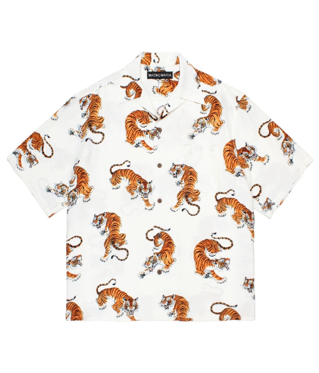 TIM LEHI / HAWAIIAN SHIRT (TYPE-3)【WHITE】