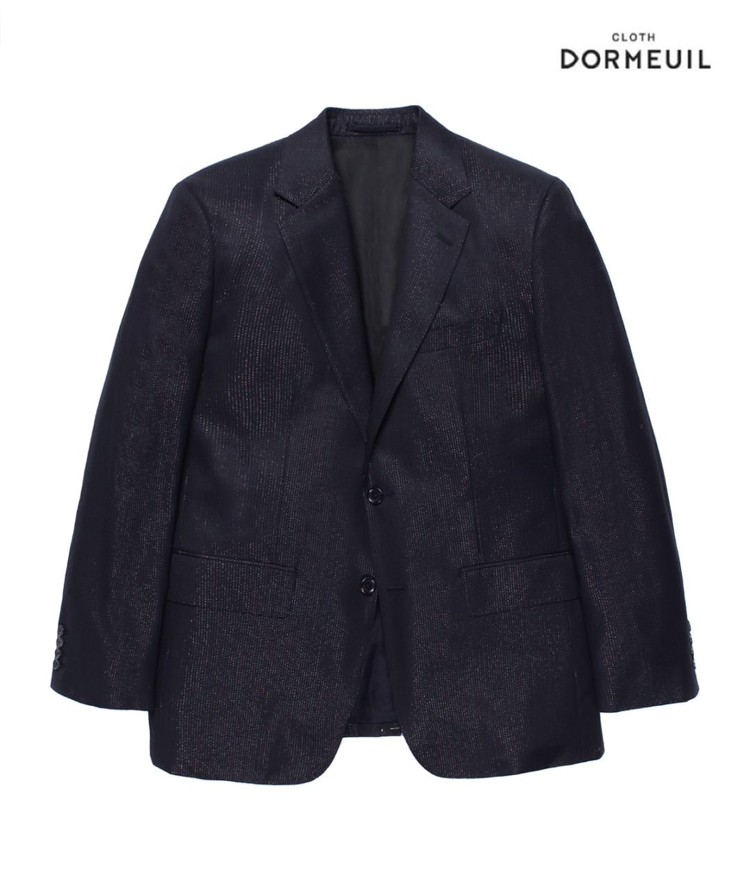 DORMEUIL / GLITTER SINGLE BREASTED JACKET【NAVY】