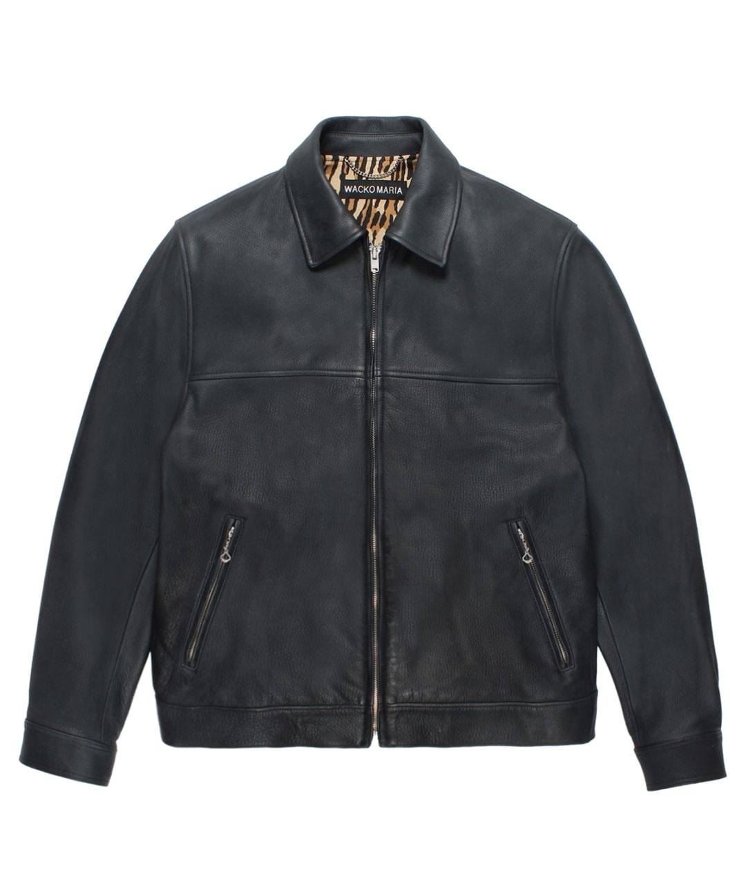LEATHER SINGLE RIDERS JACKET (TYPE-2)【D-BLUE】｜WACKO MARIA