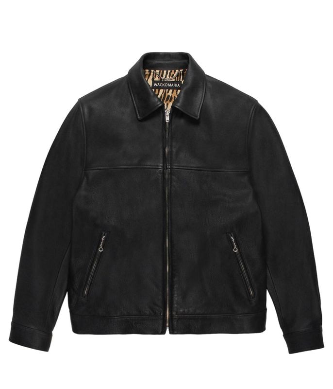 LEATHER SINGLE RIDERS JACKET (TYPE-2)【BLACK】