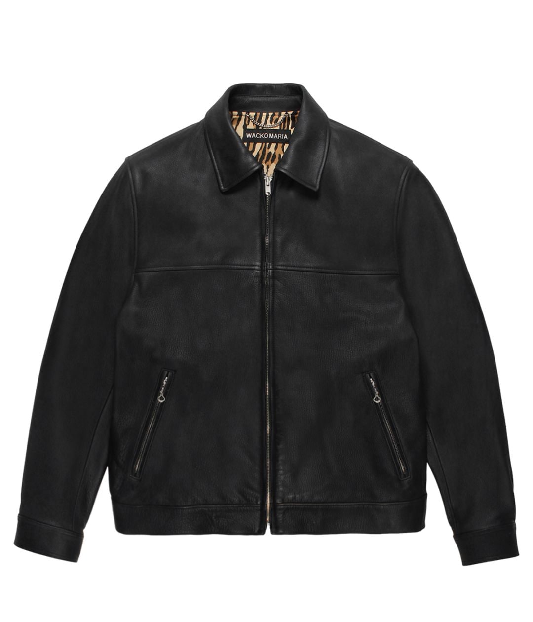 LEATHER SINGLE RIDERS JACKET (TYPE-2)【BLACK】｜WACKO MARIA