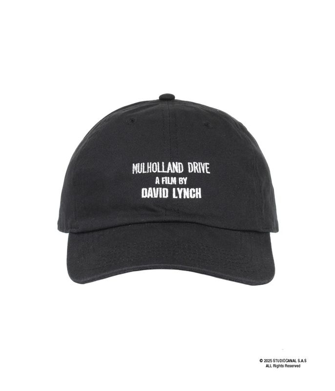 MULHOLLAND DRIVE / 6 PANEL CAP【BLACK】