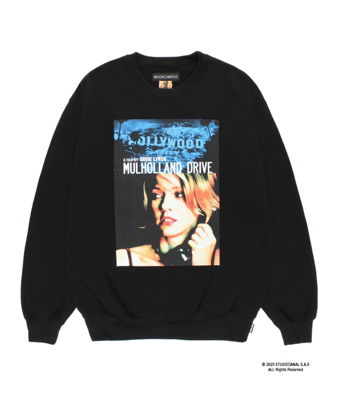 26SS ワコマリア マルホランドドライブ ヘビーウエイト スウェット MULHOLLAND DRIVE / HEAVY WEIGHT SWEAT SHIRT (TYPE-2)【BLACK