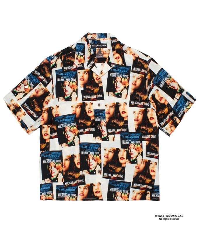 MULHOLLAND DRIVE / HAWAIIAN SHIRT (TYPE-1)【WHITE】