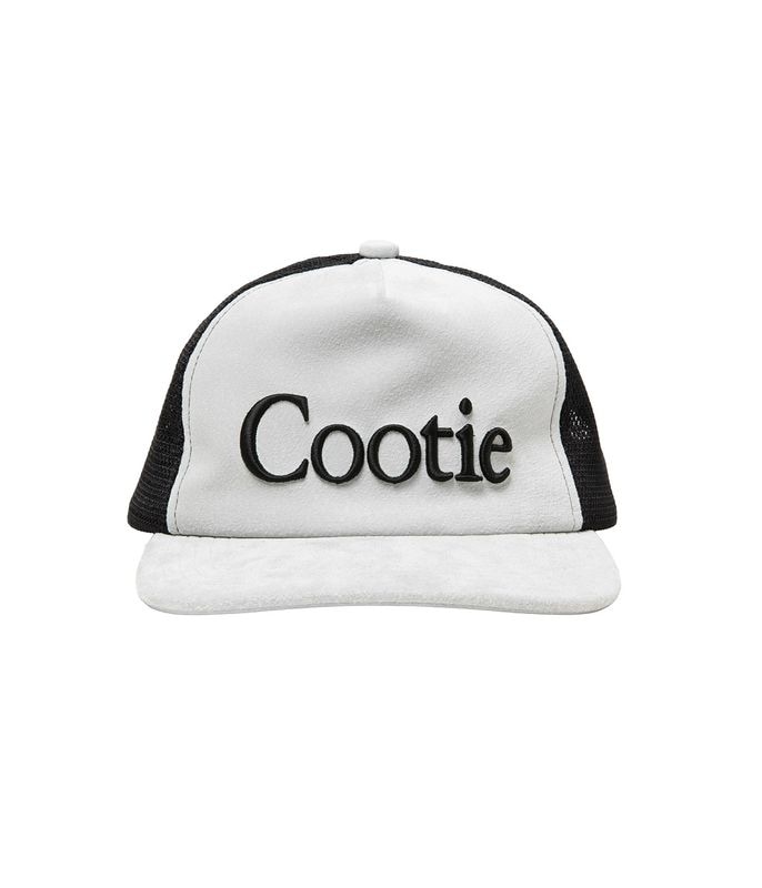 Suede 5 Panel Mesh Cap【L.GRAY】