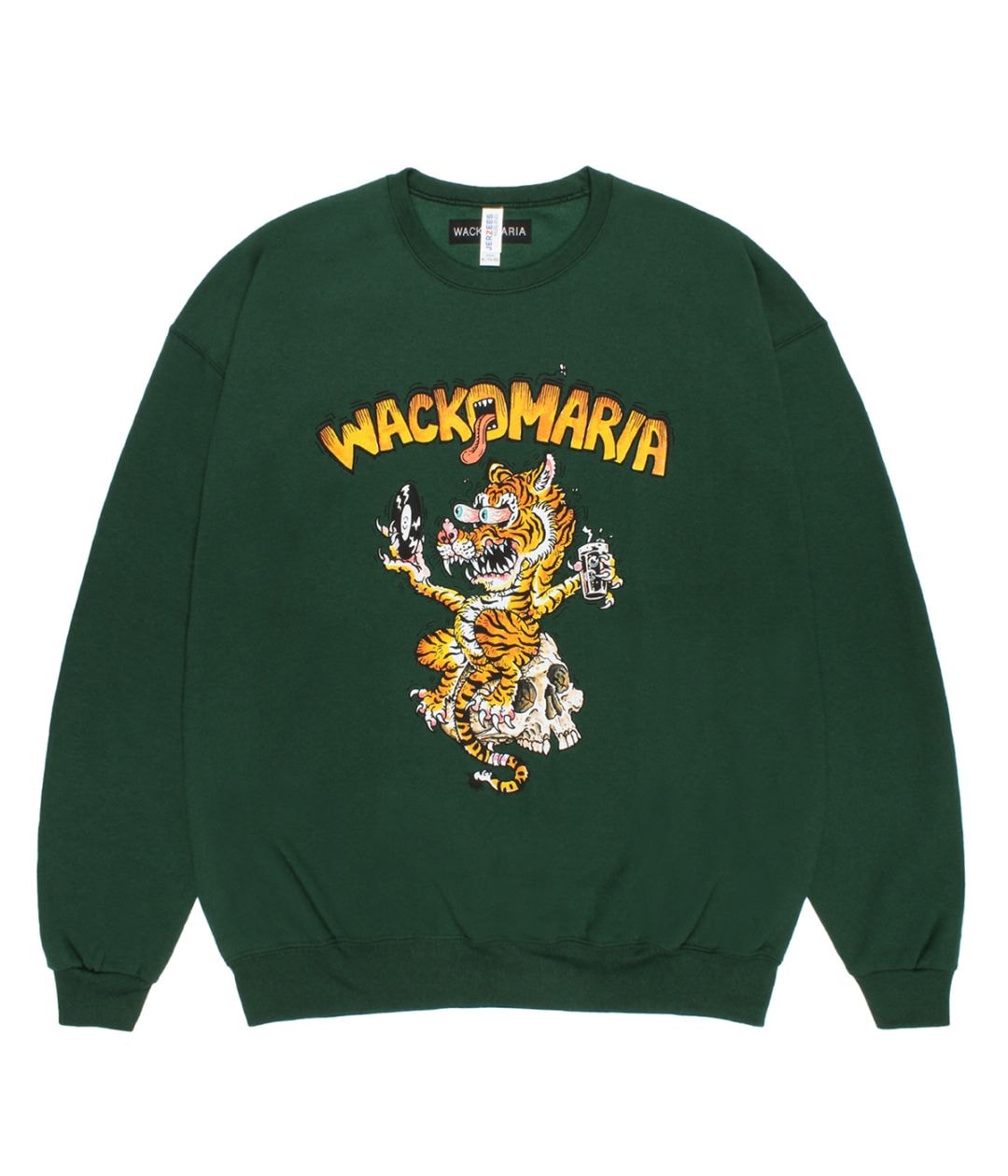 TIM LEHI / SWEAT SHIRT【GREEN】｜WACKO MARIA｜MELTING POT（正規