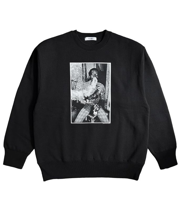MASATAKA ISHIDA JAMAICA 1982 SWEAT CREW NECK TYPE-1【BLACK】