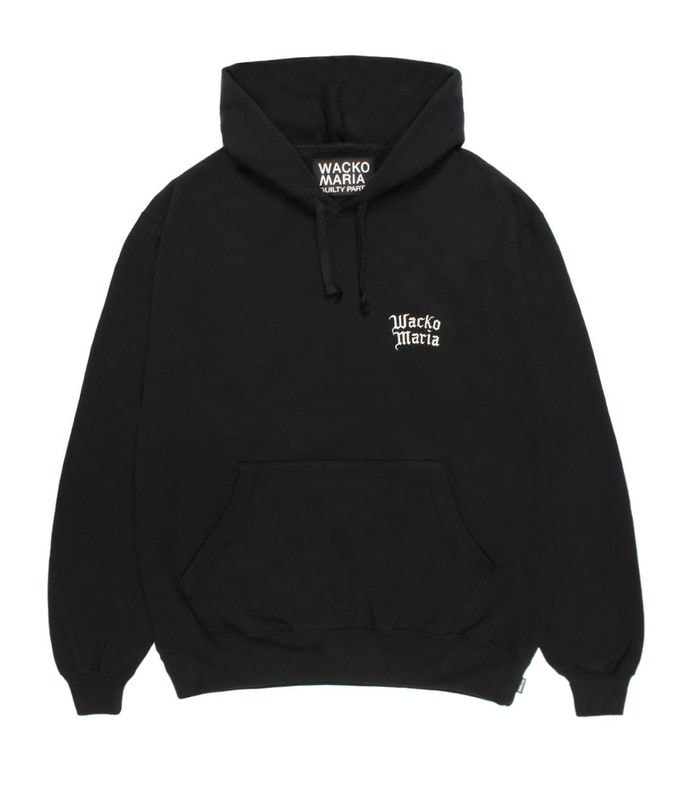HEAVY WEIGHT HOODED SWEAT SHIRT【BLACK】