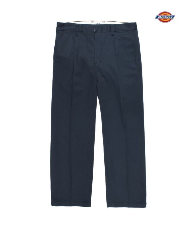 DICKIES / PLEATED TROUSERS【NAVY】