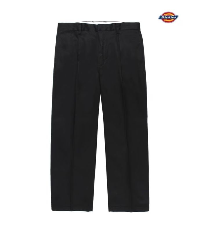 DICKIES / PLEATED TROUSERS【BLACK】