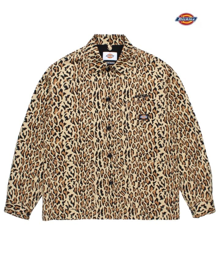 DICKIES / LEOPARD COVERALL【BEIGE】