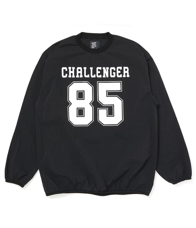 L/S NUMBERS WIND CREW【BLACK】