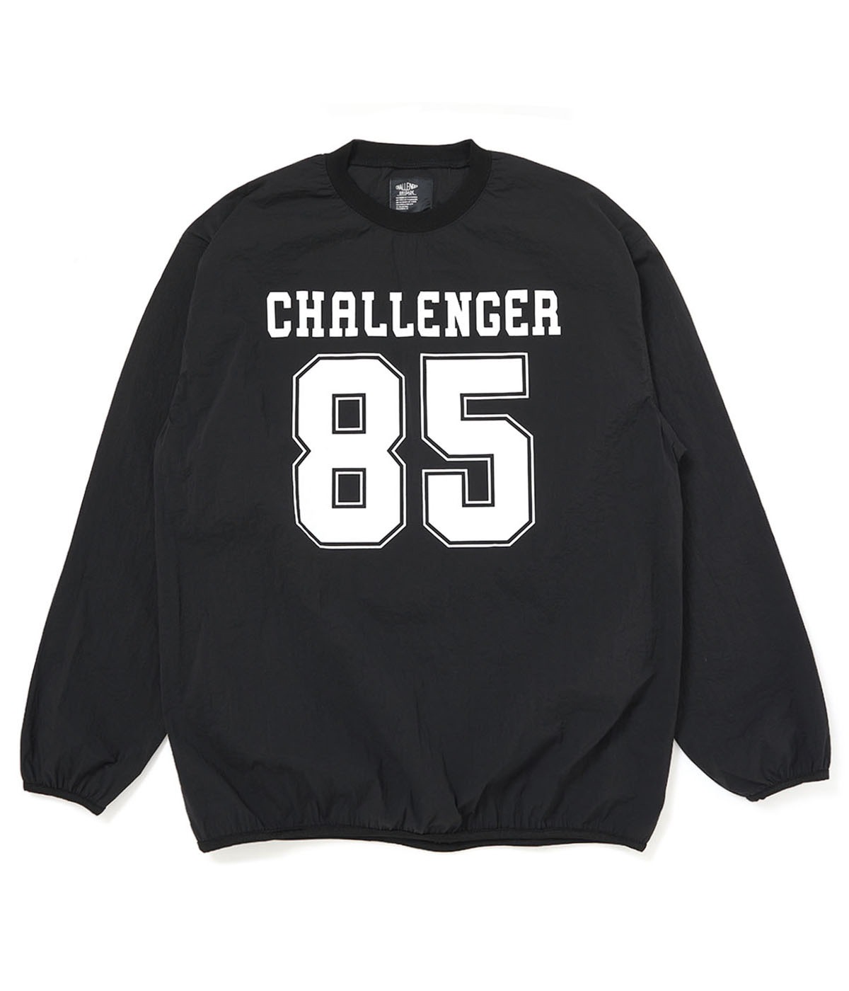 L/S NUMBERS WIND CREW【BLACK】｜CHALLENGER｜MELTING POT（正規取扱