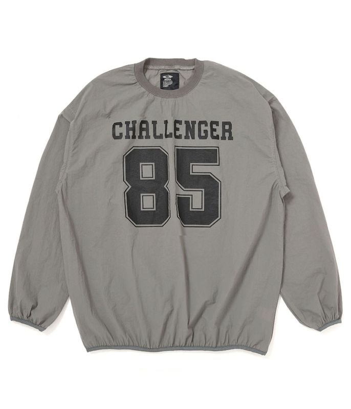 L/S NUMBERS WIND CREW【GRAY】