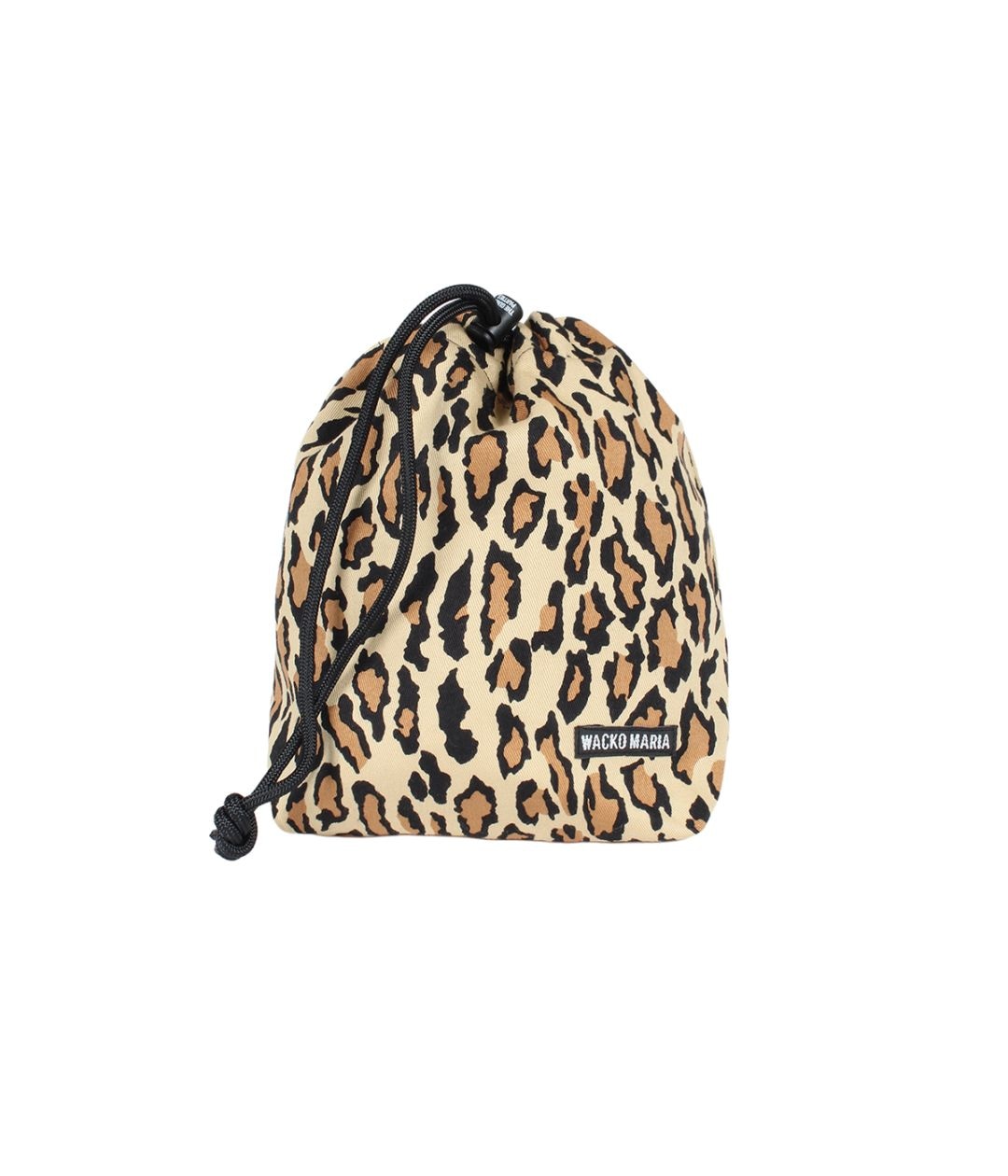 LEOPARD DRAWSTRING BAG【BEIGE】｜WACKO MARIA｜MELTING POT（正規