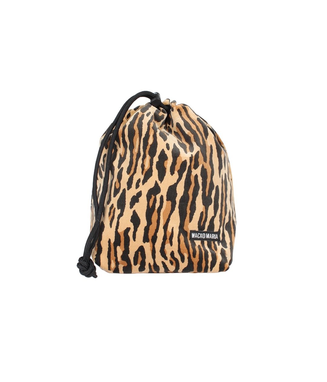 LEOPARD VELVET DRAWSTRING BAG【BEIGE】｜WACKO MARIA｜MELTING POT