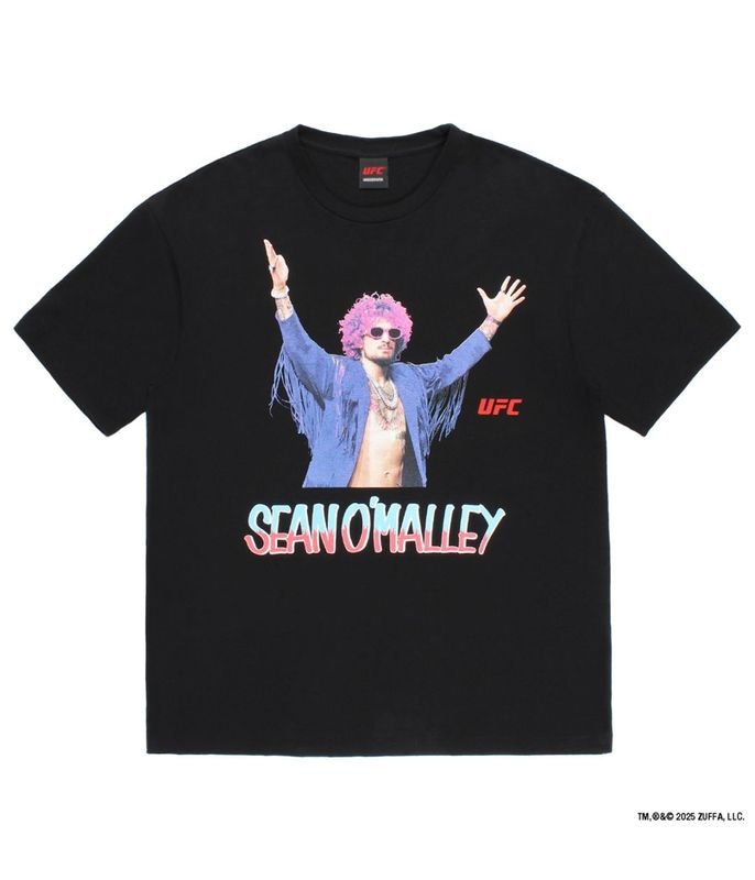 UFC / WASHED HEAVY WEIGHT T-SHIRT (TYPE-4)【BLACK】