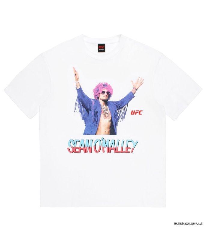 UFC / WASHED HEAVY WEIGHT T-SHIRT (TYPE-4)【WHITE】